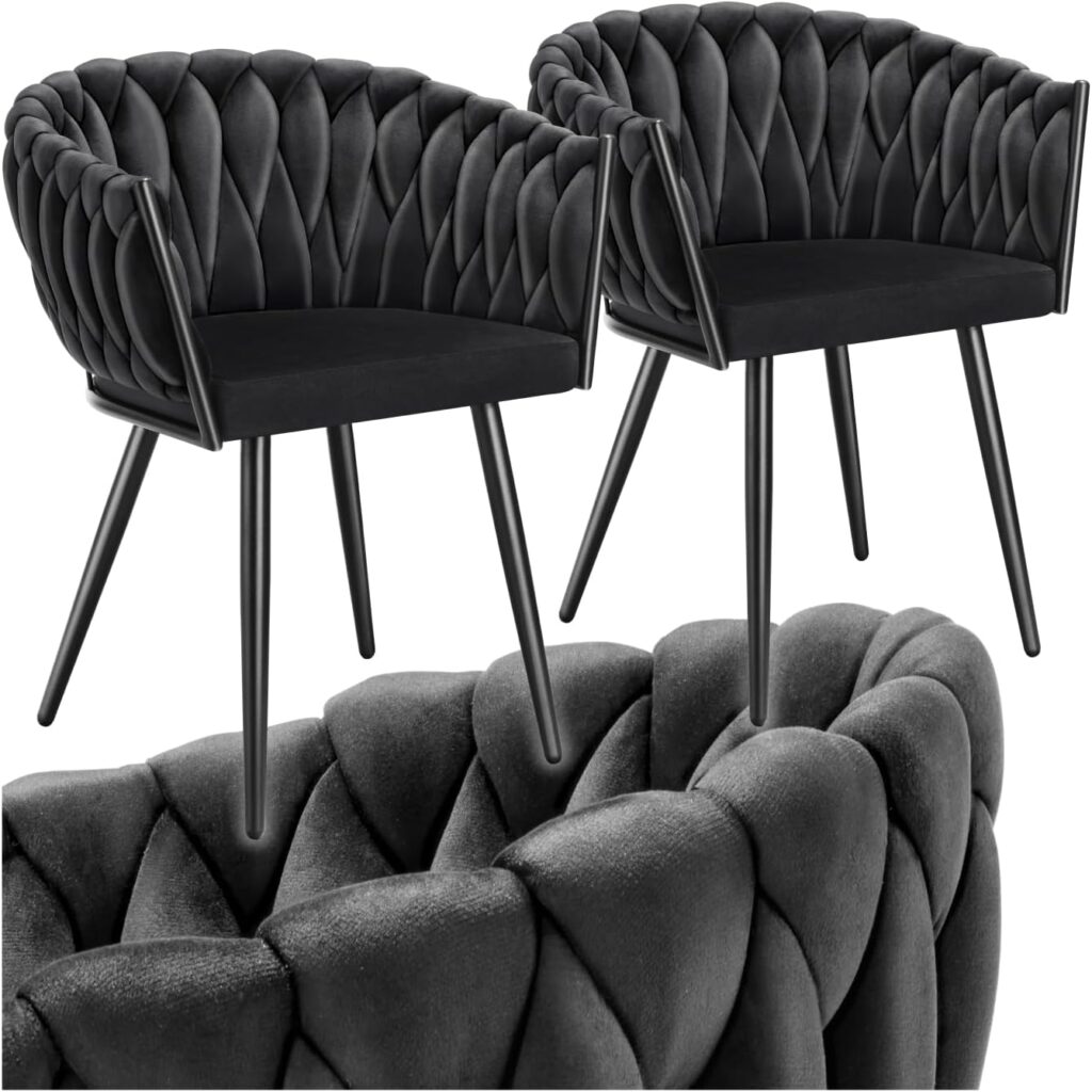 tectake® Juego De Sillas de Comedor, Silla Acolchada con...