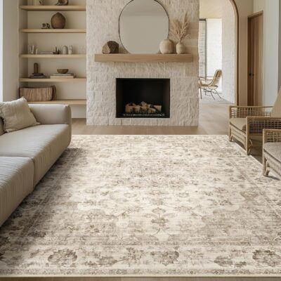HUGEAR Beige Vintage Grande Alfombras Salon 200x300cm...